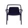 21 Poltrona Enjoy Rivatti 53 cm -Largura- em Polipropileno -PP- Preto com Protecao UV